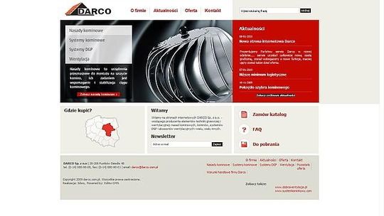 Darco - nowa strona internetowa