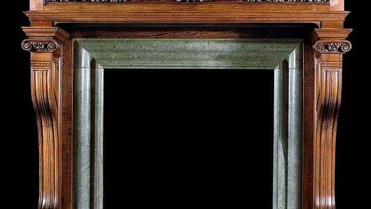 Drewniane portale kominkowe ze stolarni Holovin