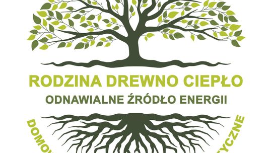 Drewno odnawialne źródło energii - logo