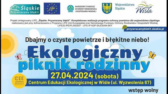 Ekologiczny piknik rodzinny w Wiśle -27.04.2024