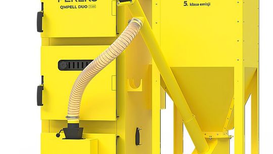 Kocioł dwupaliwowy PEREKO QmPell Duo 15 kW – pellet i drewno