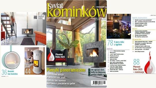 Magazyn Świat Kominków nr 1/2025 - poznajcie tematykę numeru