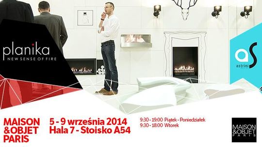 Planika na paryskich targach Maison & Objet 2014