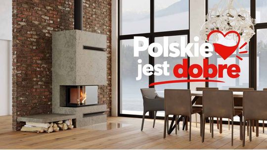 trójstronny kominek na drewno polski Defro Home
