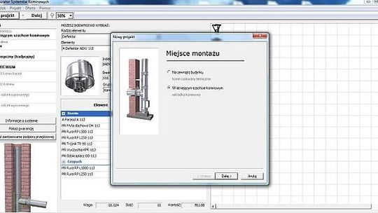 Program King do wyceny systemów kominowych