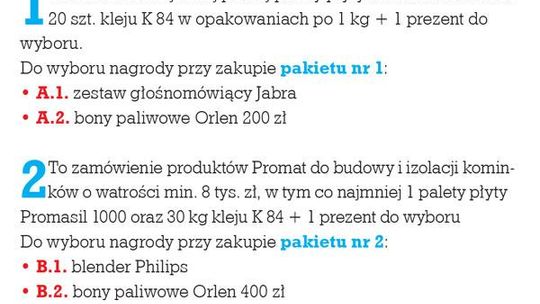 Promocja "Fortuna Korzyści Promat"