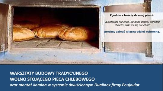 Warsztaty zduńskie - Budowa tradycyjnego pieca chlebowego