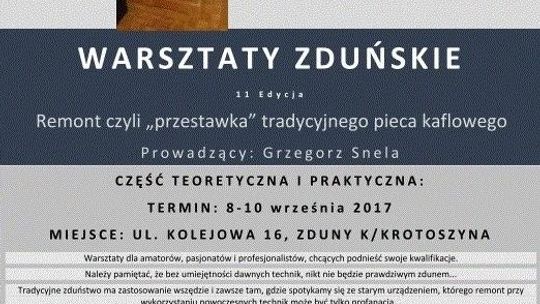 Warsztaty zduńskie w Zdunach