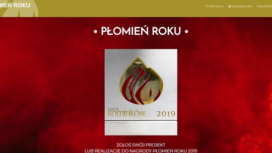 Zgłoś swoją realizację do nagrody Płomień Roku 2019