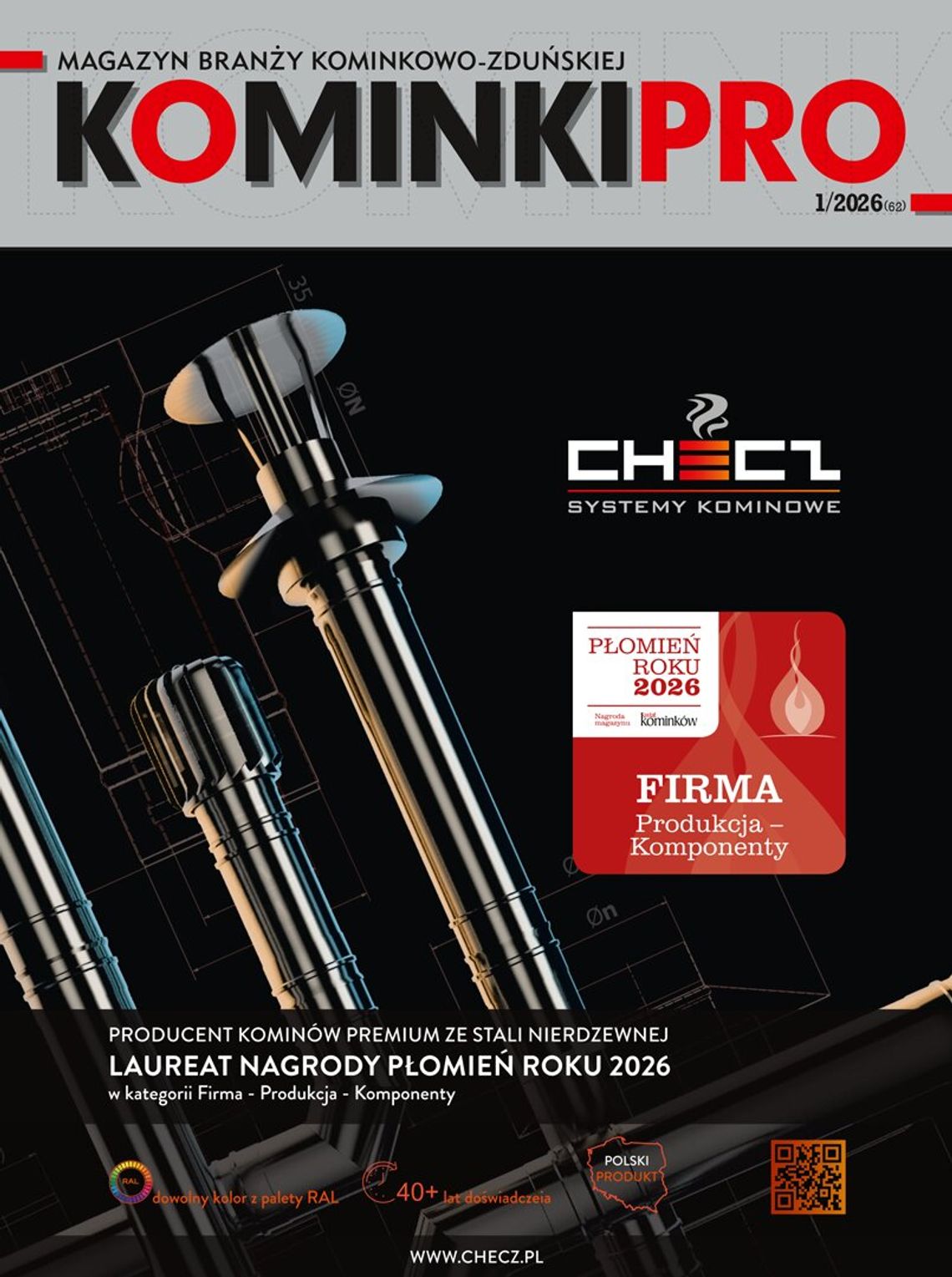 kominkipro 1/2026 magazyn dla profesjonalistów branży kominkowej i zduńskiej