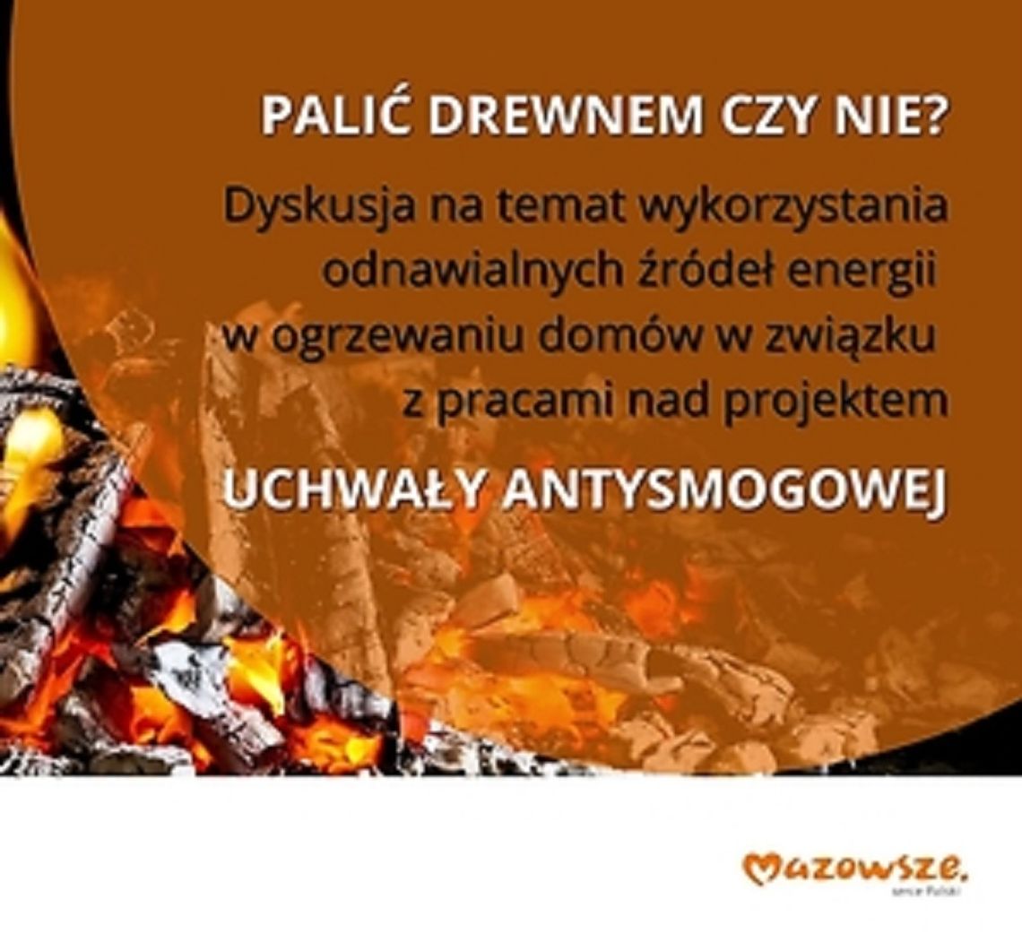 Konsultacje projektu uchwały antysmogowej dla Mazowsza