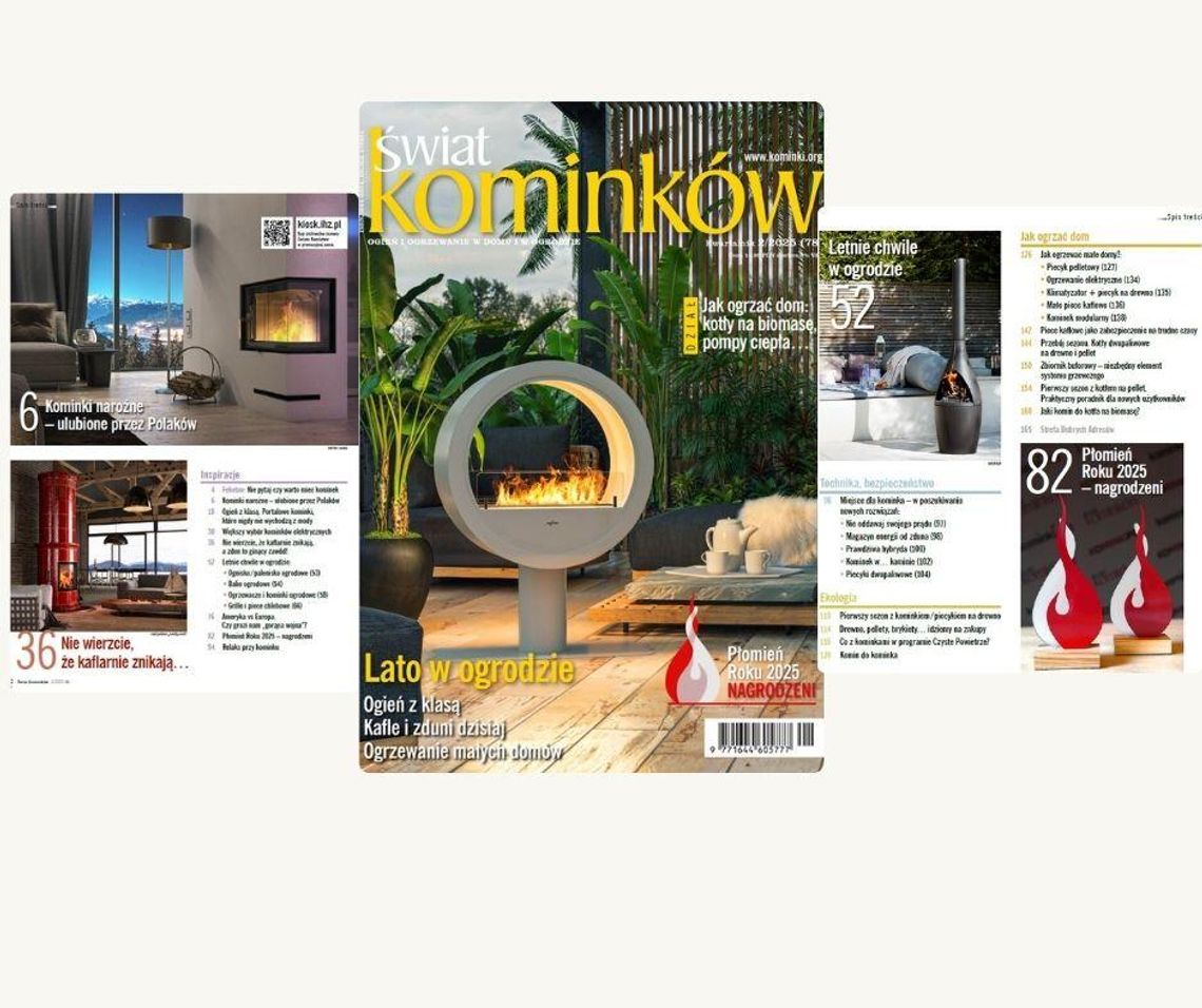 Magazyn Świat Kominków nr 2/2025 - poznajcie tematykę numeru
