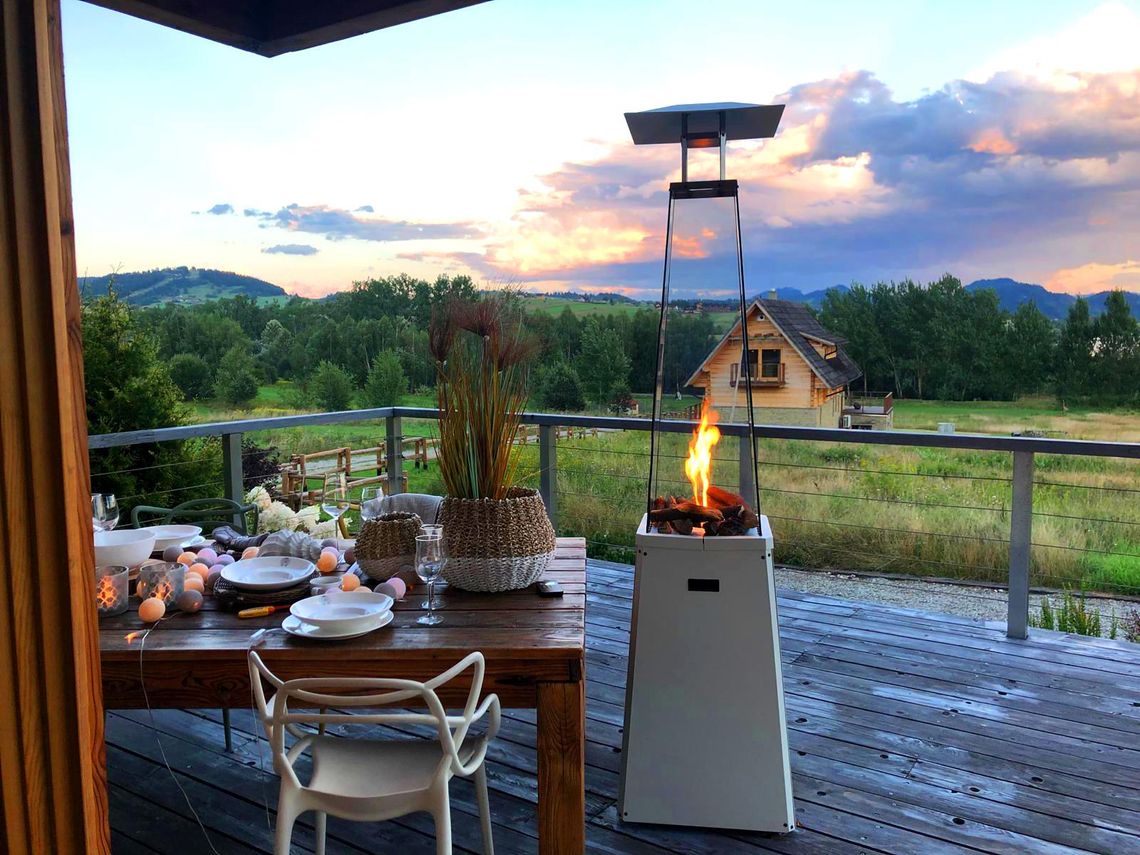 Gazowy ogrzewacz ogrodowy parasol