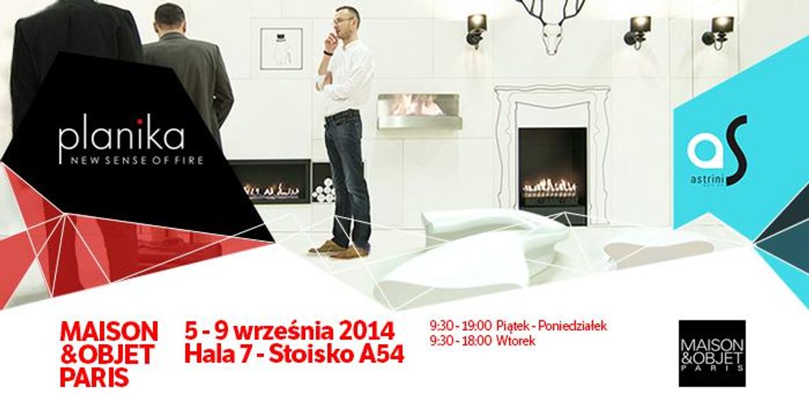 Planika na paryskich targach Maison & Objet 2014