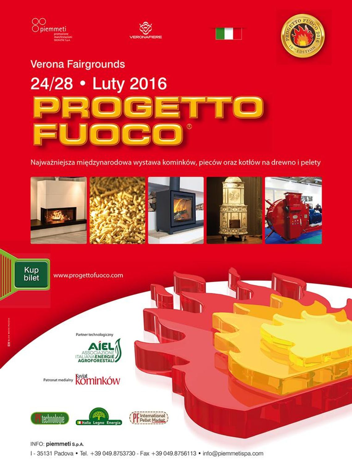 Progetto Fuoco 2016 -  Kierunek: rynki zagraniczne