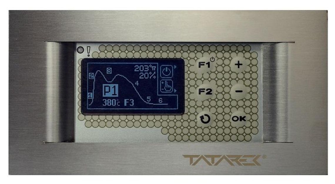 Regulator do palenisk powietrznych z wyświetlaczem graficznym RT-08 OM GRAFIK firmy Tatarek