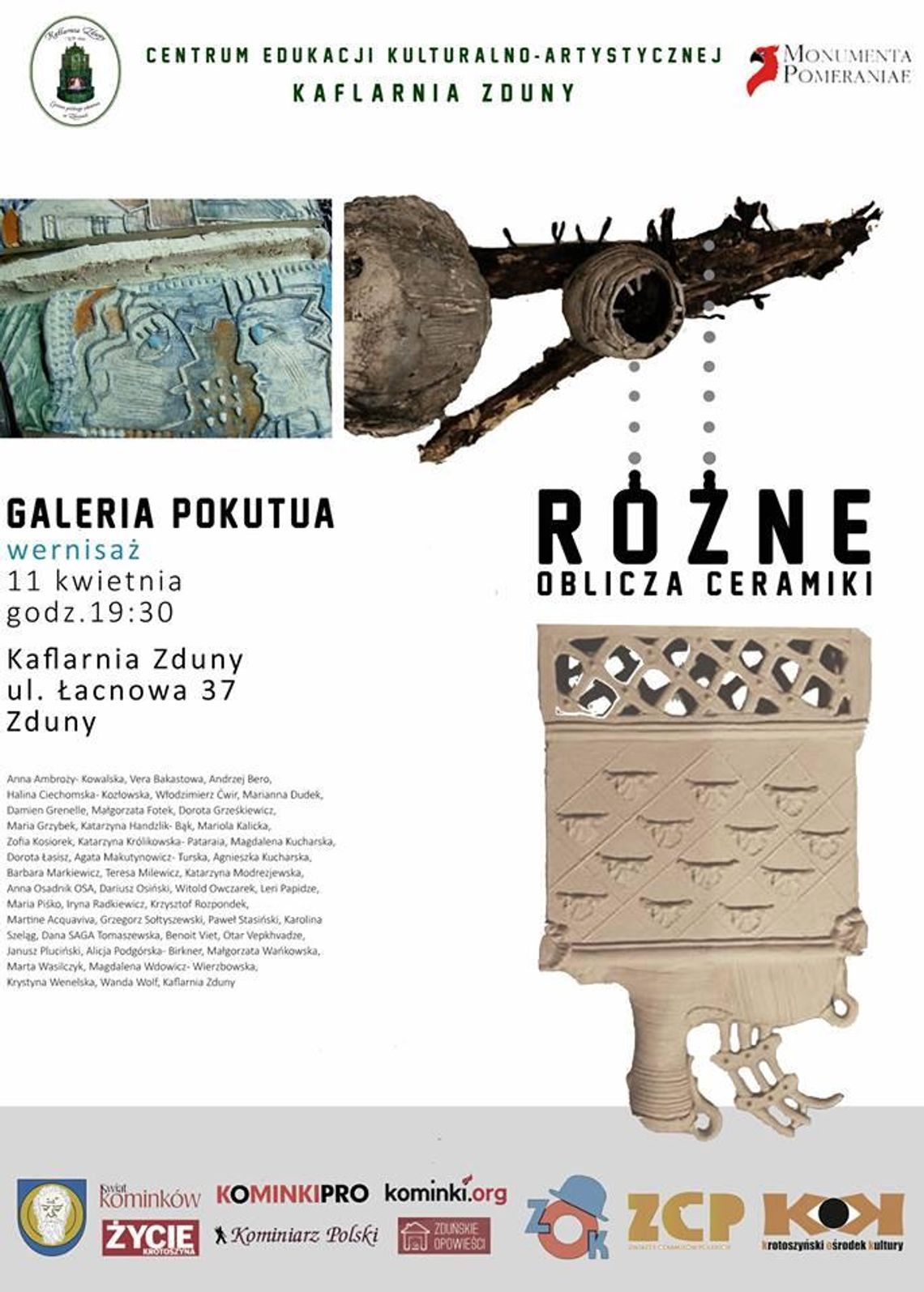 Różne oblicza ceramiki II - zapowiedź wernisażu w Galerii Pokutua w Kaflarni Zduny Różne oblicza ceramiki II - zapowiedź wernisażu w Galerii Pokutua w Kaflarni Zduny
