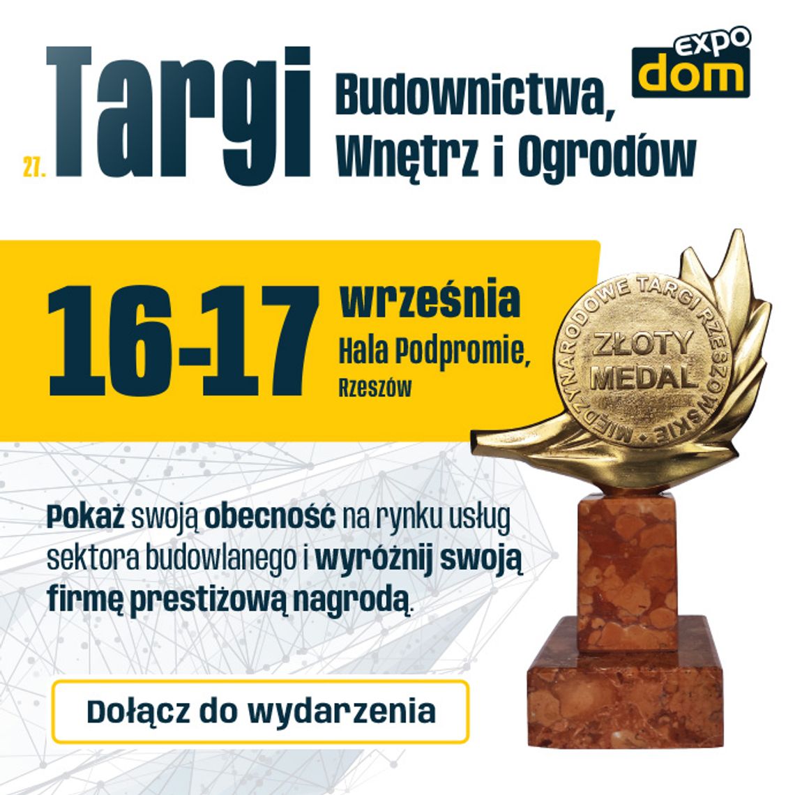 Targi Budownictwa, Wnętrz i Ogrodów EXPO DOM, Rzeszów (16-17.09.2023)