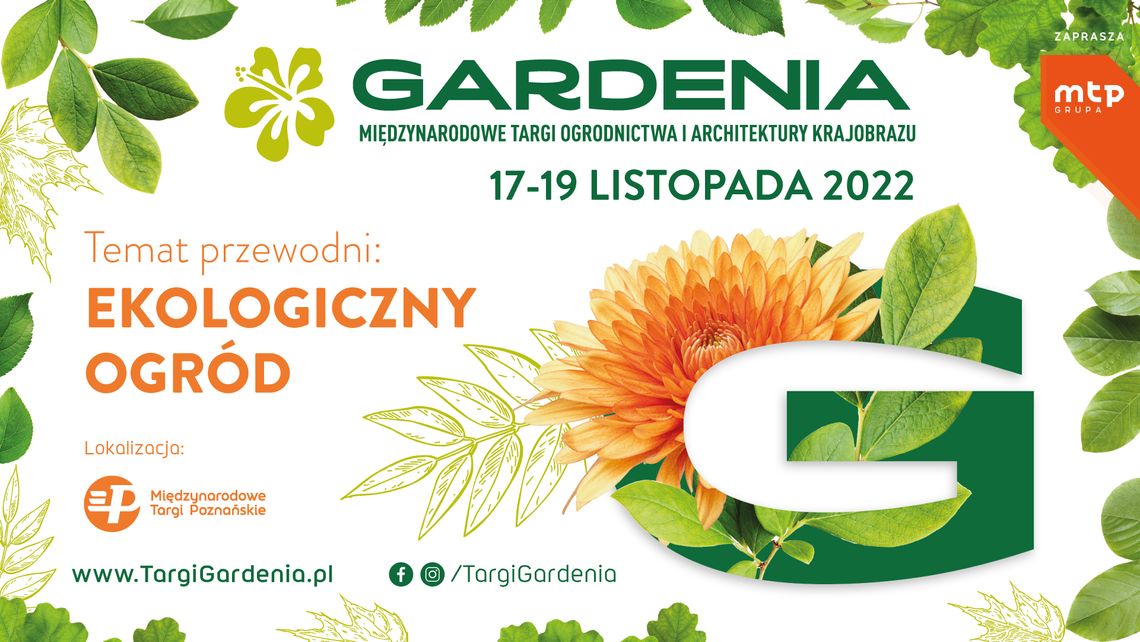 Targi Gardenia 2022 - listopadowa edycja targów ogrodniczych