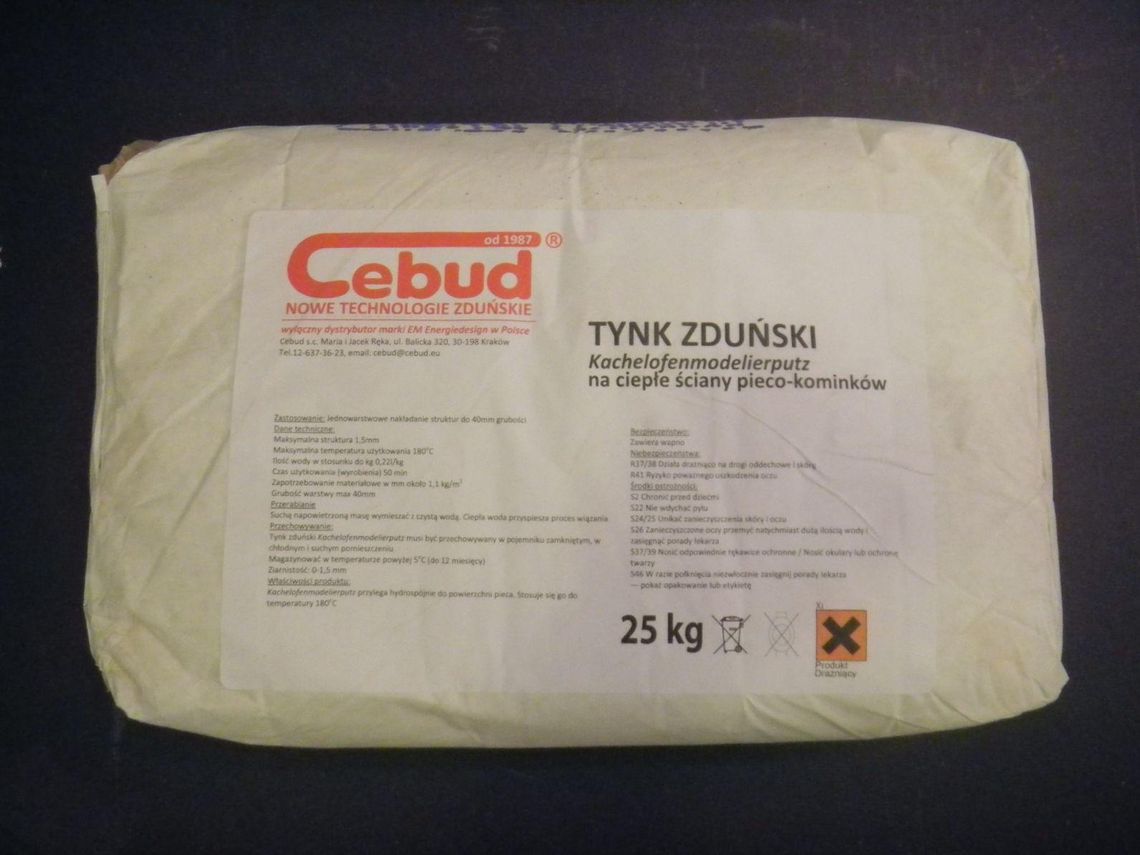 Tynk zduński Grafitherm Cebud