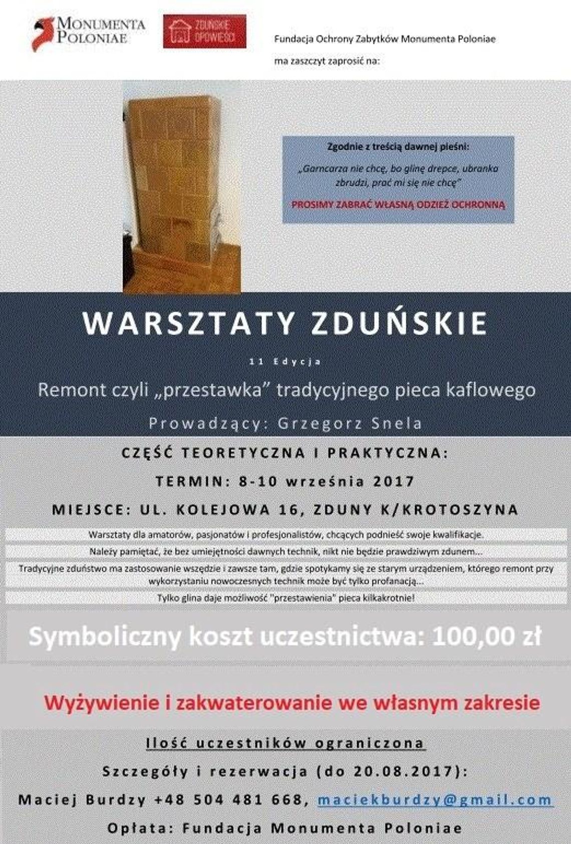 Warsztaty zduńskie w Zdunach