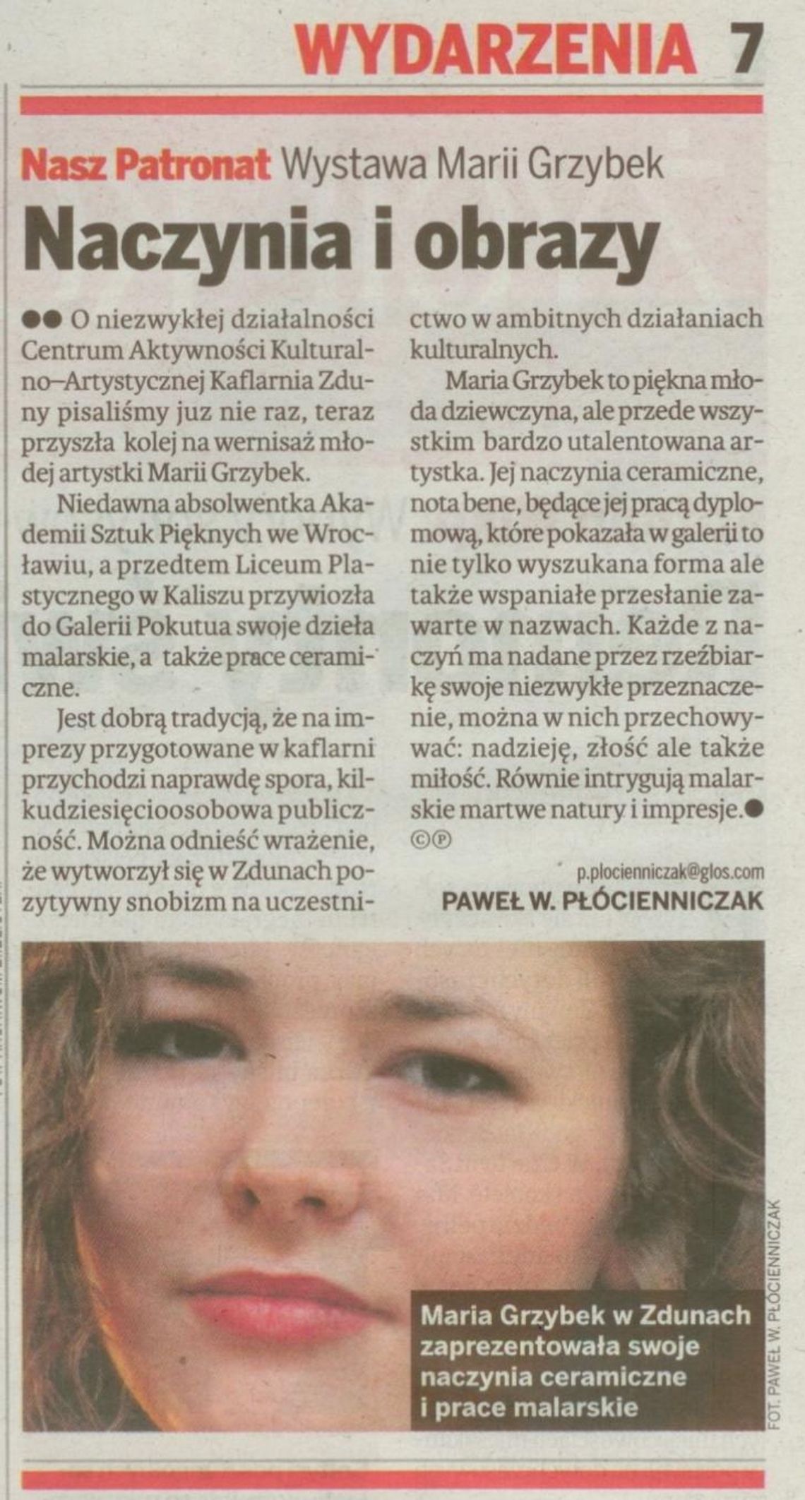Wernisaż Marii Grzybek w Galerii Pokutua w Kaflarni Zduny