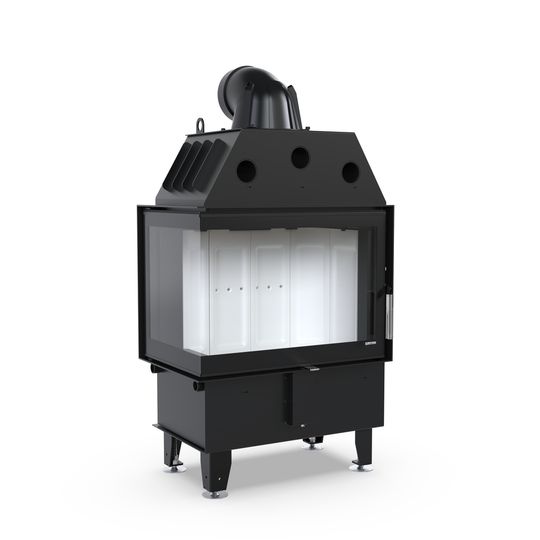DEFRO HOME INTRA SM BL OPTI-  nowoczesny narożny wkład kominkowy o mocy 6 kW