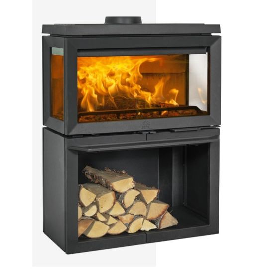Jotul F 620 B- duży kominek na drewno z płytą do gotowania i dobrą mocą grzewczą