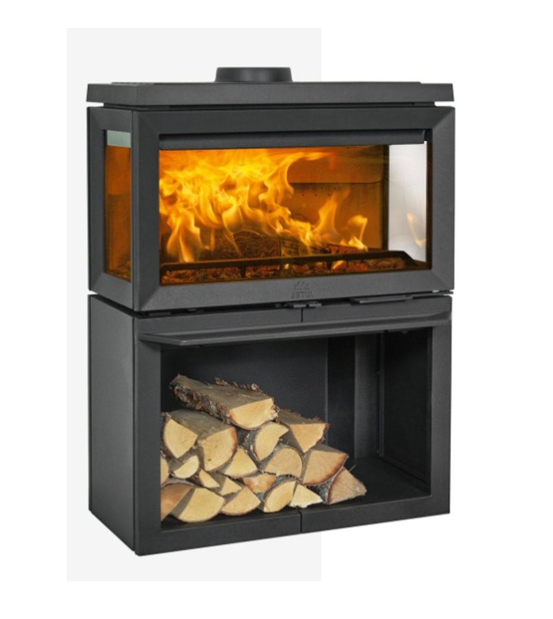 piecyk na drewno JØTUL F 620 B, JØTUL Jotul F 620 B- duży kominek na drewno z płytą do gotowania i dobrą mocą grzewczą