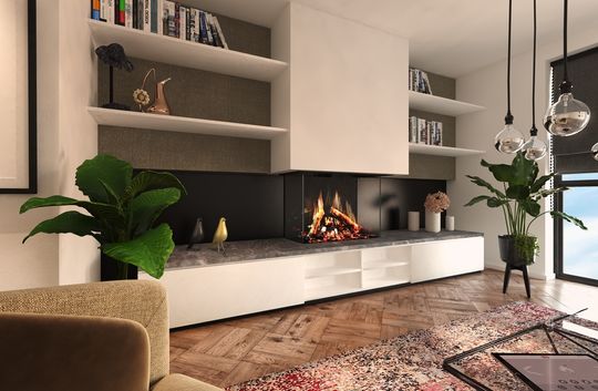 Virtuo 80/3 - kominek DRU/Spartherm