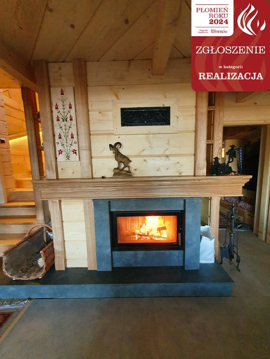 Kominek z płaszczem wodnym