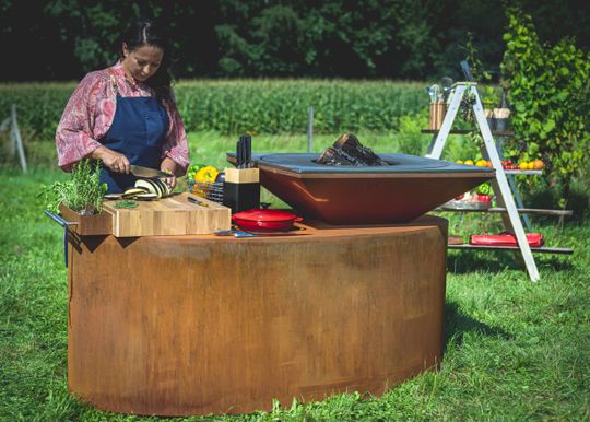 Palenisko - grill ogrodowy z wyjątkowym designem palenisko - grill ogrodowy z wyspą