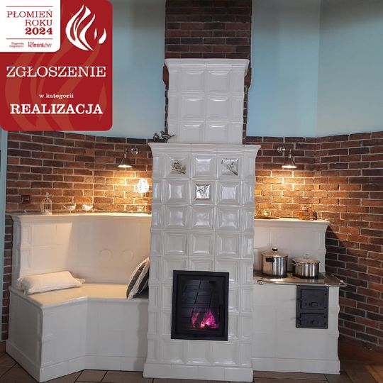 Białe kafle w kuchni