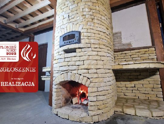 Kominek otwarty ogrodowy