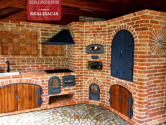 Urządzenie ogrodowe: grill, wędzarnia