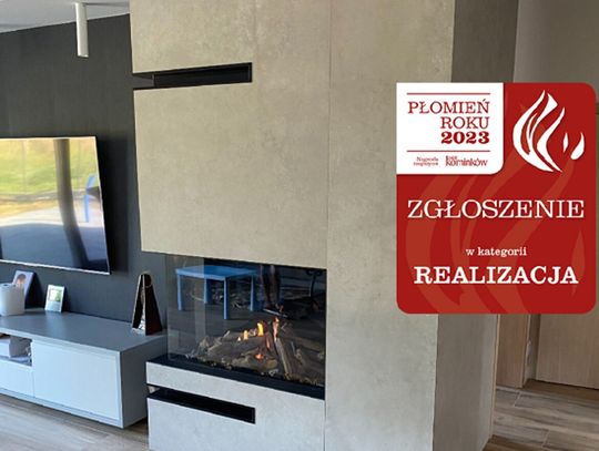 Nowoczesny kominek gazowy