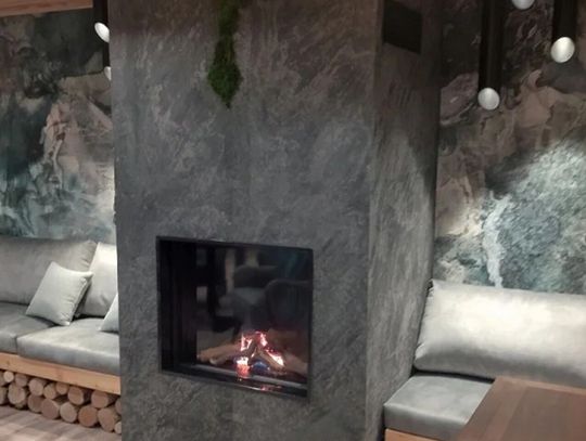 nowoczesny kominek gazowy