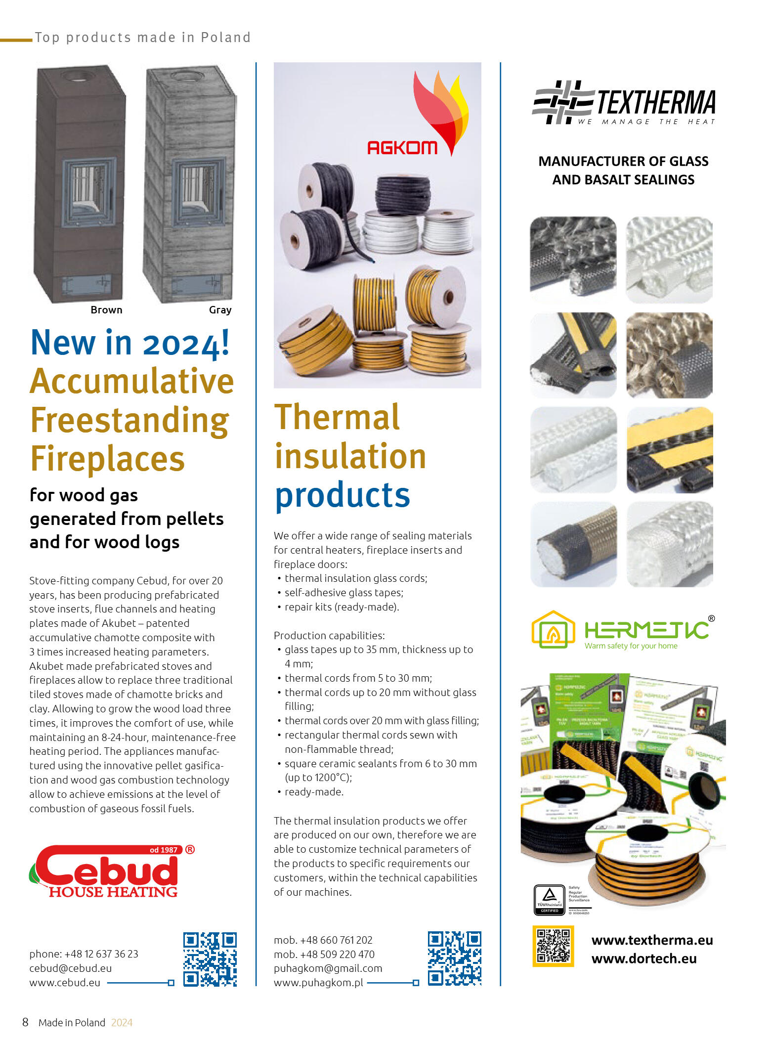 Made in Poland 2024: fireplaces, stoves, biomass b - strona 10