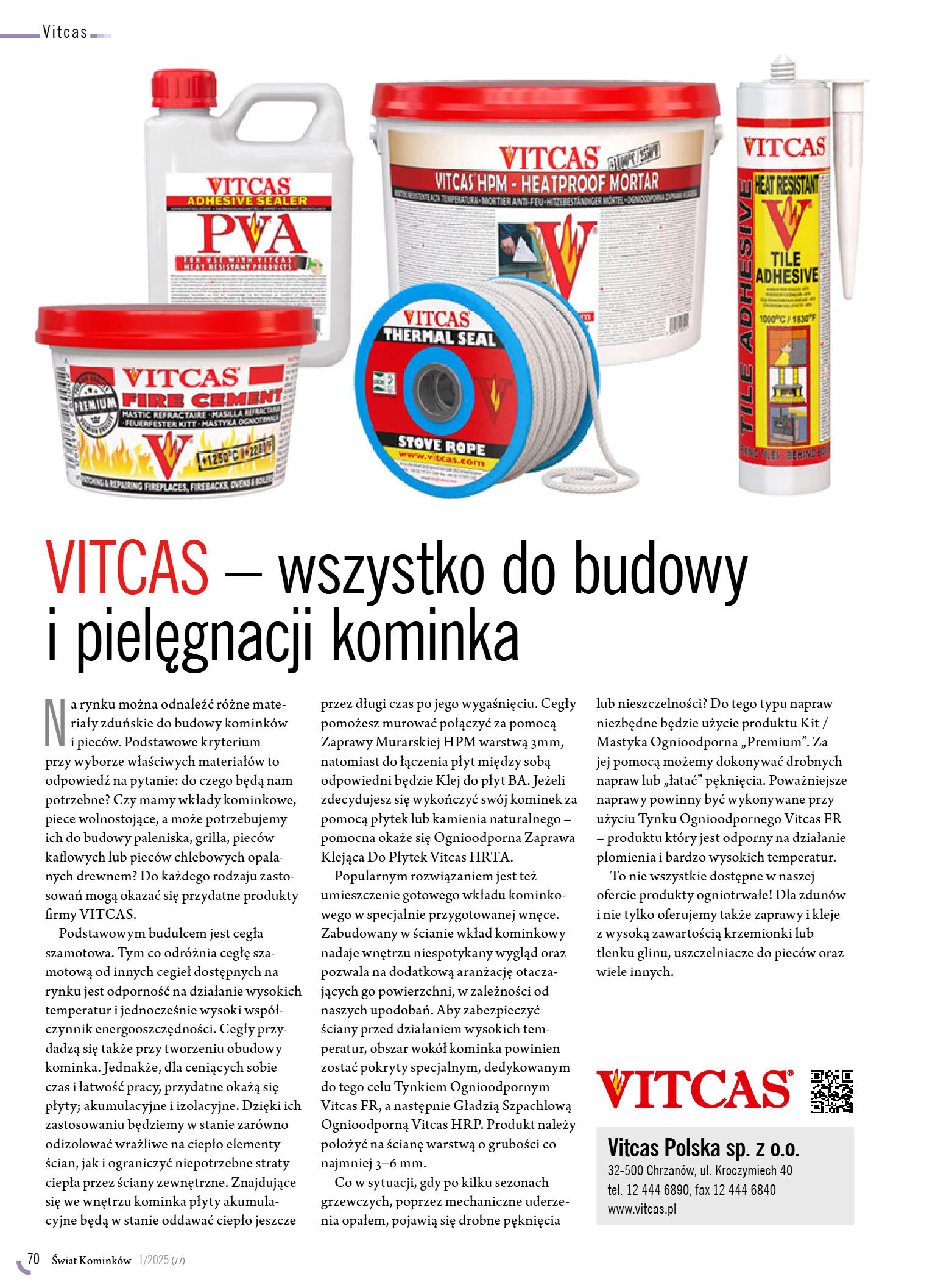 Świat Kominków 1/2025 (77) - strona 72