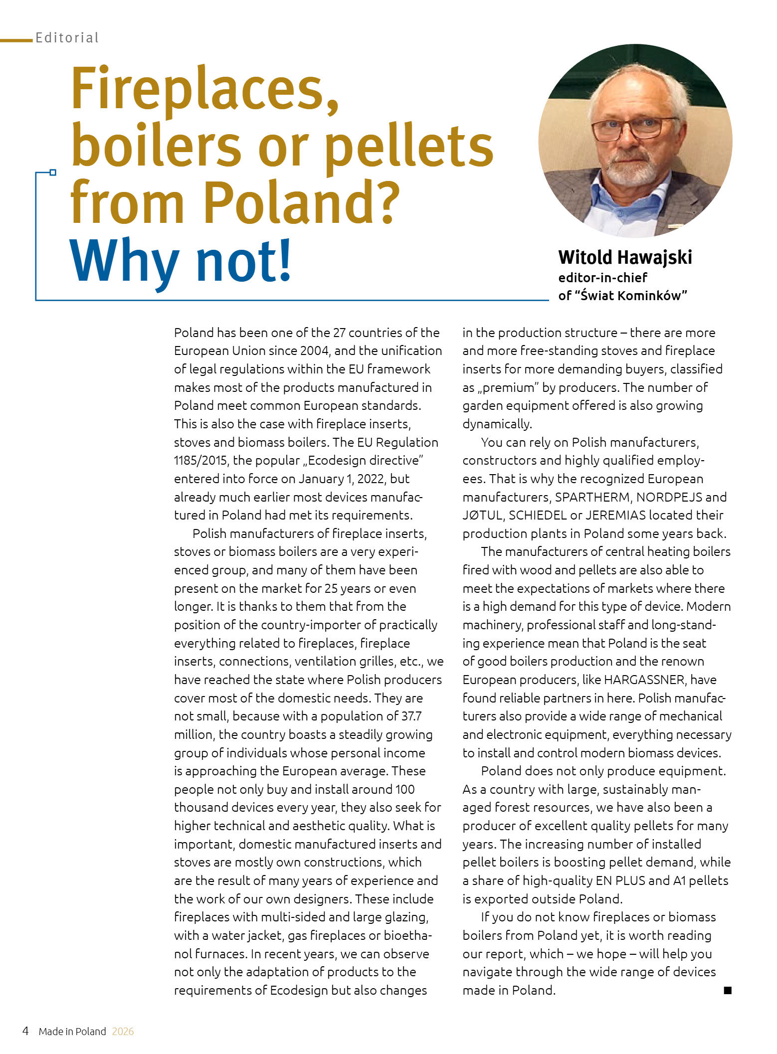 Made in Poland 2026 -Fireplaces, stoves, biomass b - strona 6