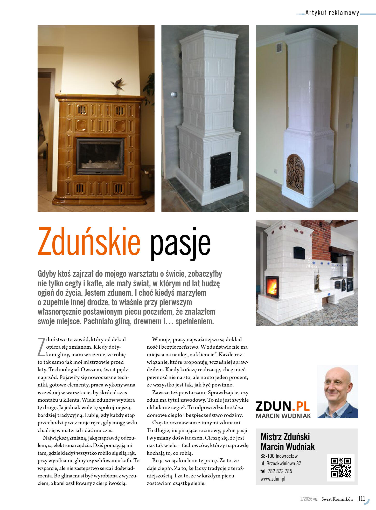 Świat Kominków 1/2026 (81) - przeglądaj magazyn on - strona 113