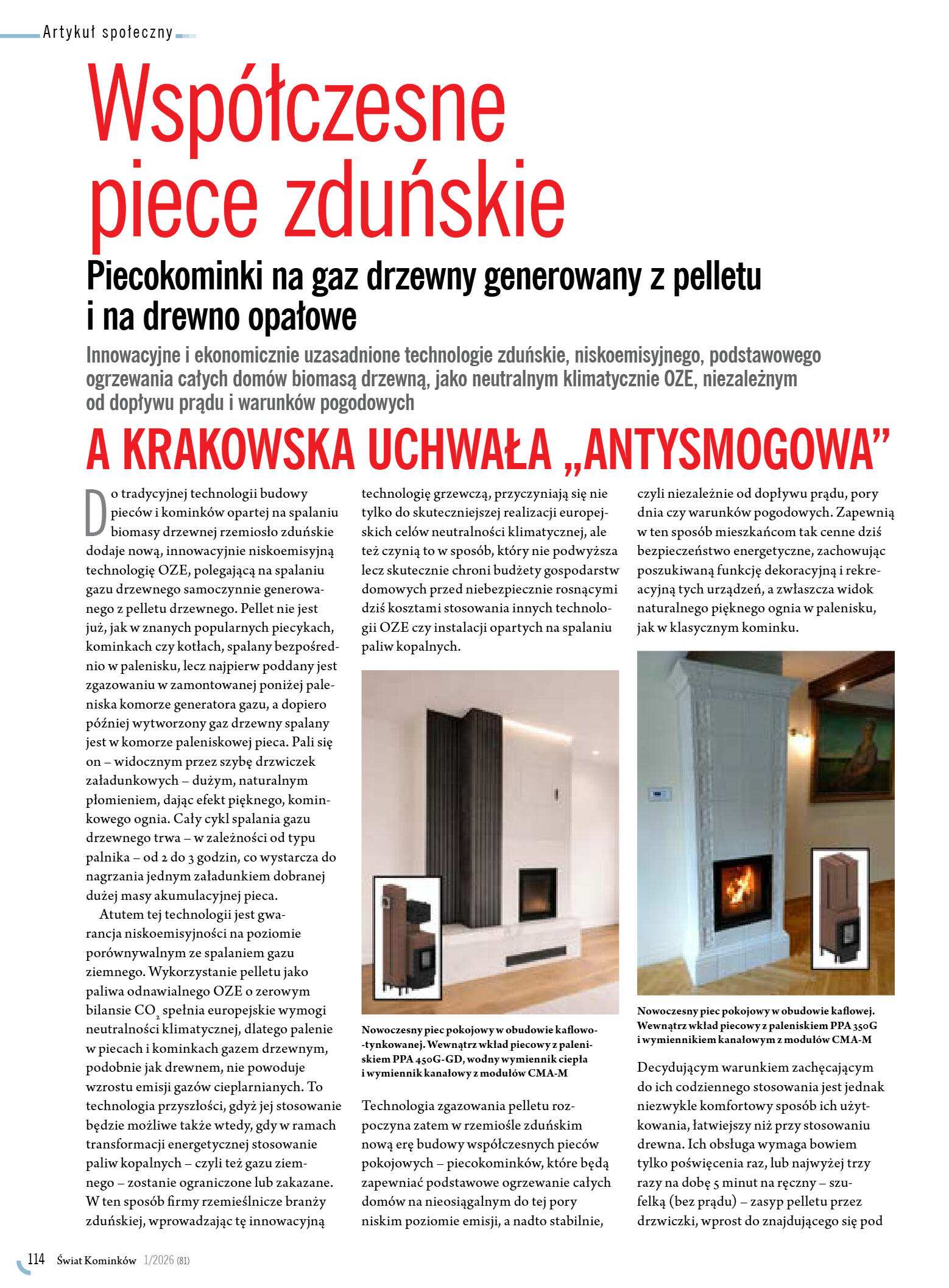 Świat Kominków 1/2026 (81) - przeglądaj magazyn on - strona 116