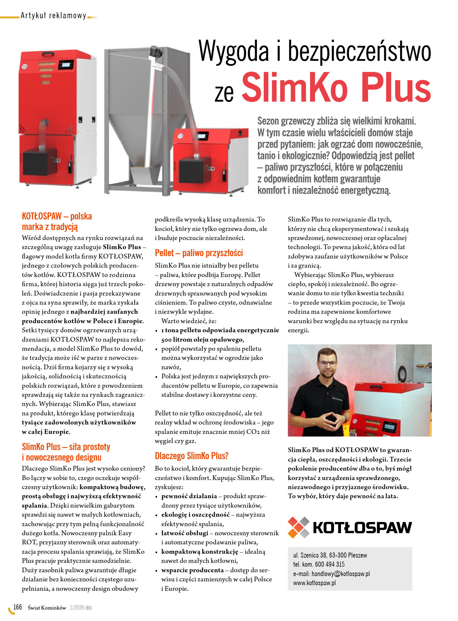 Świat Kominków 1/2026 (81) - przeglądaj magazyn on - strona 168