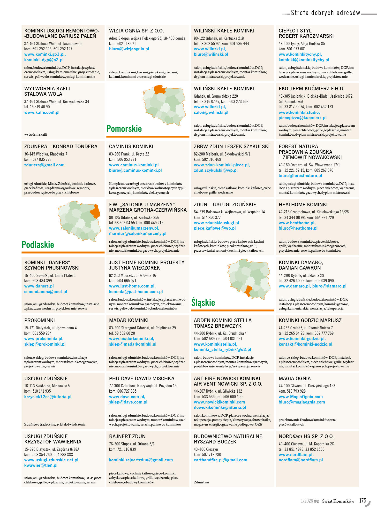 Świat Kominków 1/2026 (81) - przeglądaj magazyn on - strona 177