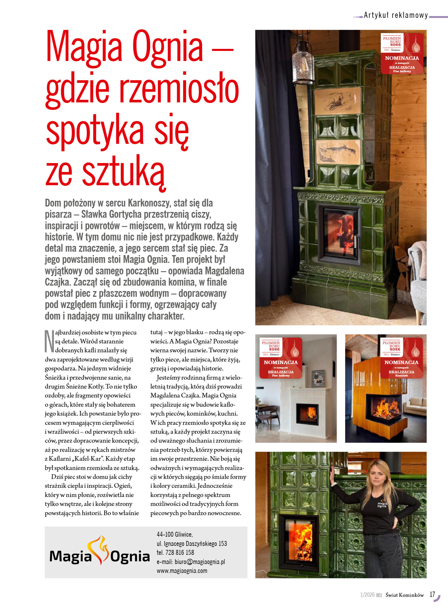 Świat Kominków 1/2026 (81) - przeglądaj magazyn on - strona 19