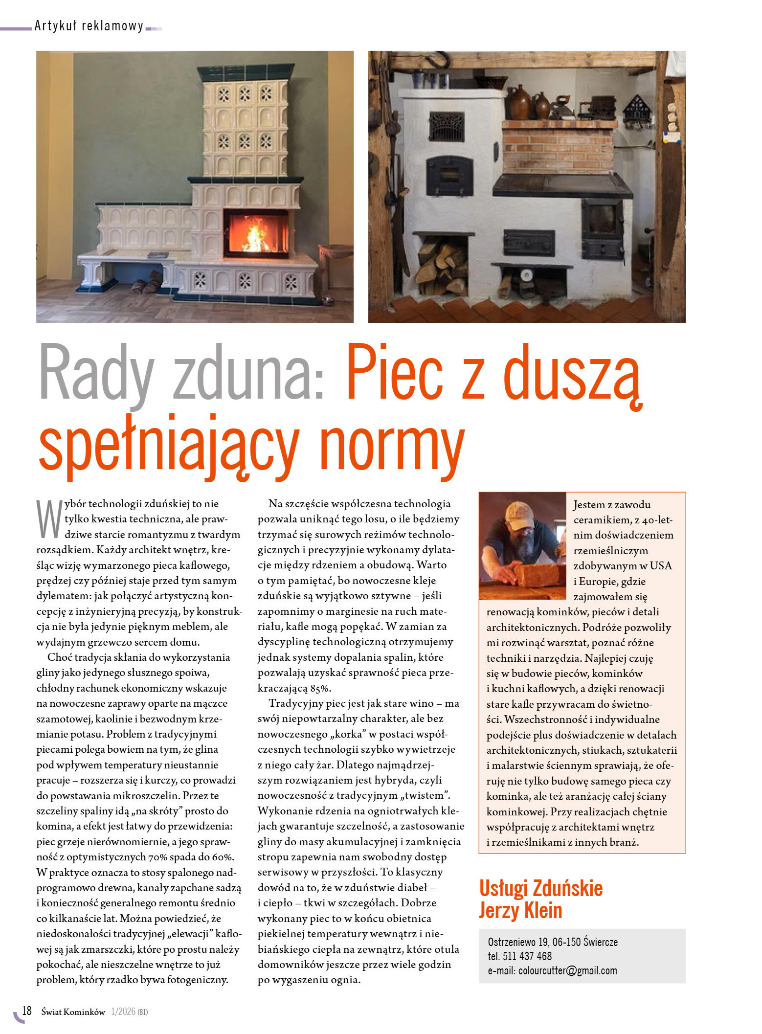 Świat Kominków 1/2026 (81) - przeglądaj magazyn on - strona 20