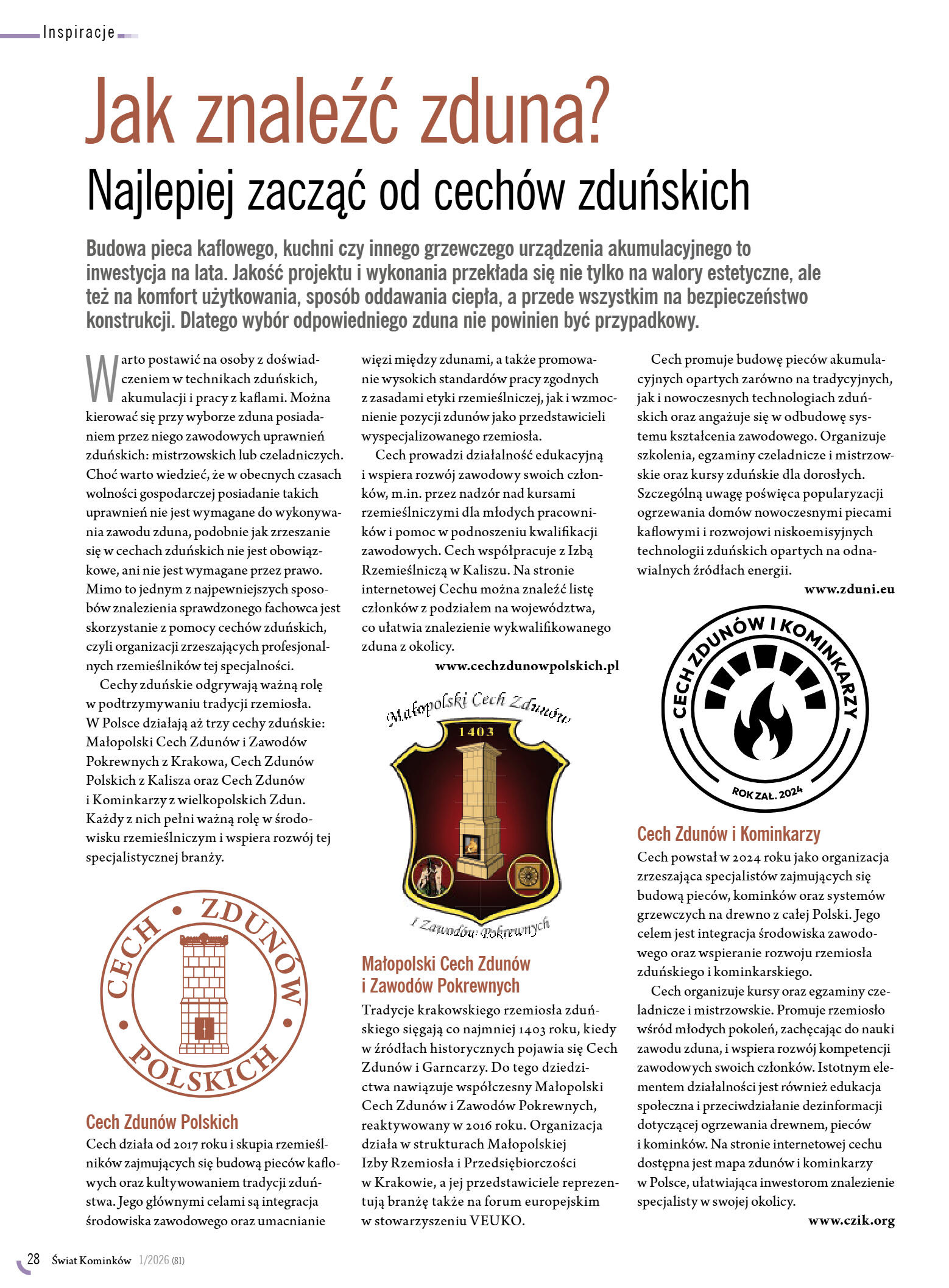 Świat Kominków 1/2026 (81) - przeglądaj magazyn on - strona 30