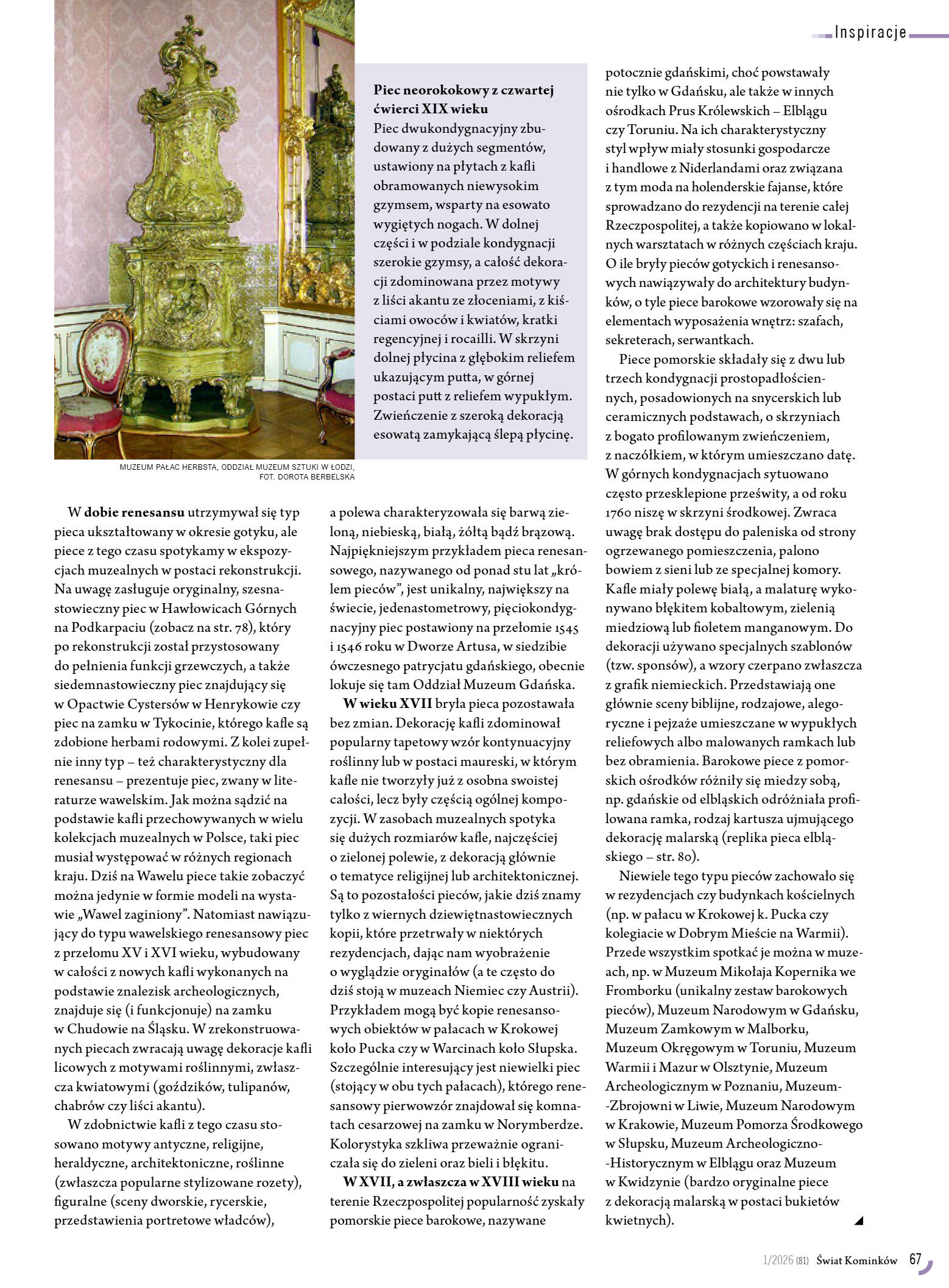 Świat Kominków 1/2026 (81) - przeglądaj magazyn on - strona 69