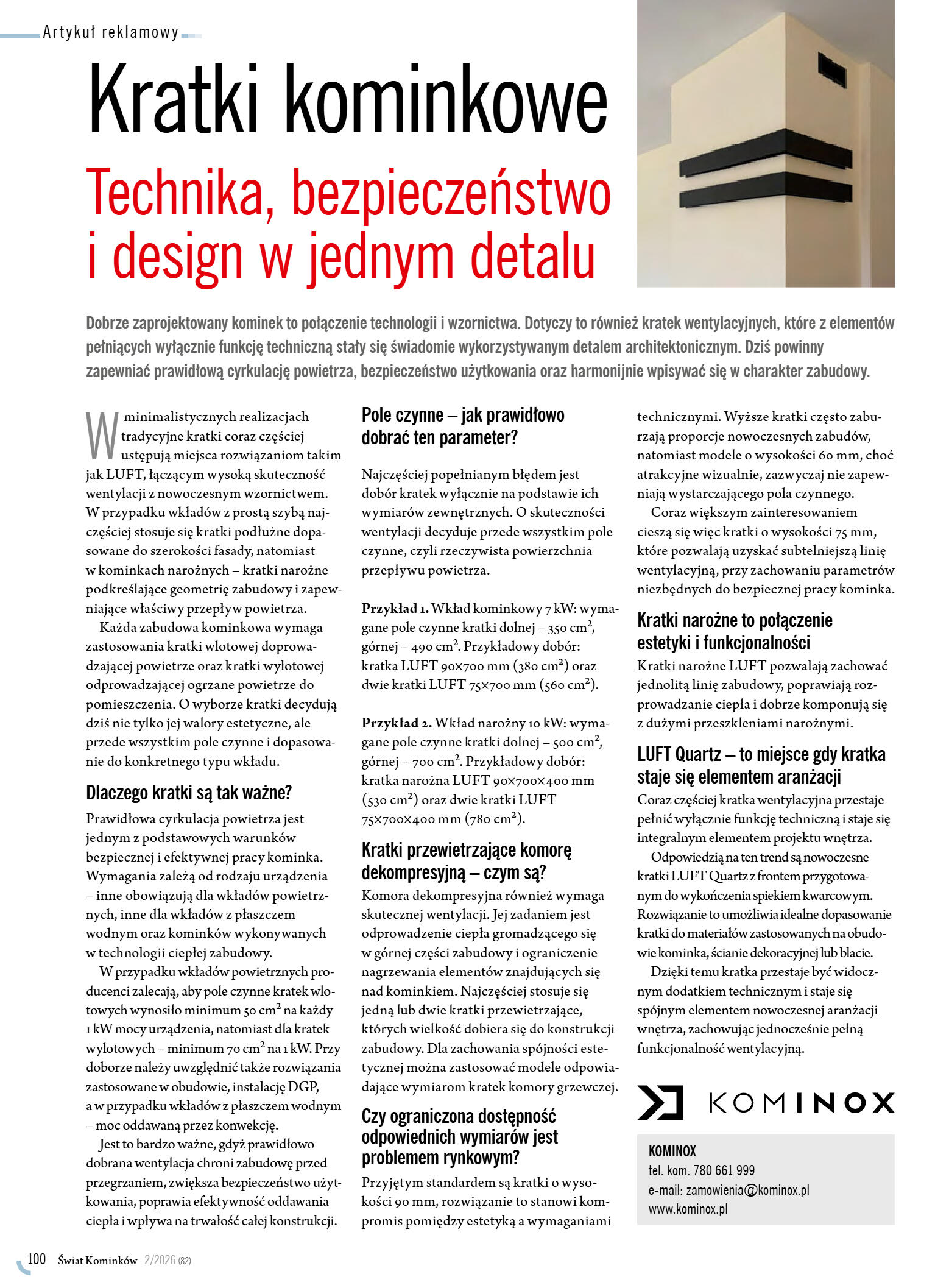 Świat Kominków 2/2026 (82) - przeglądaj bezpłatnie - strona 102