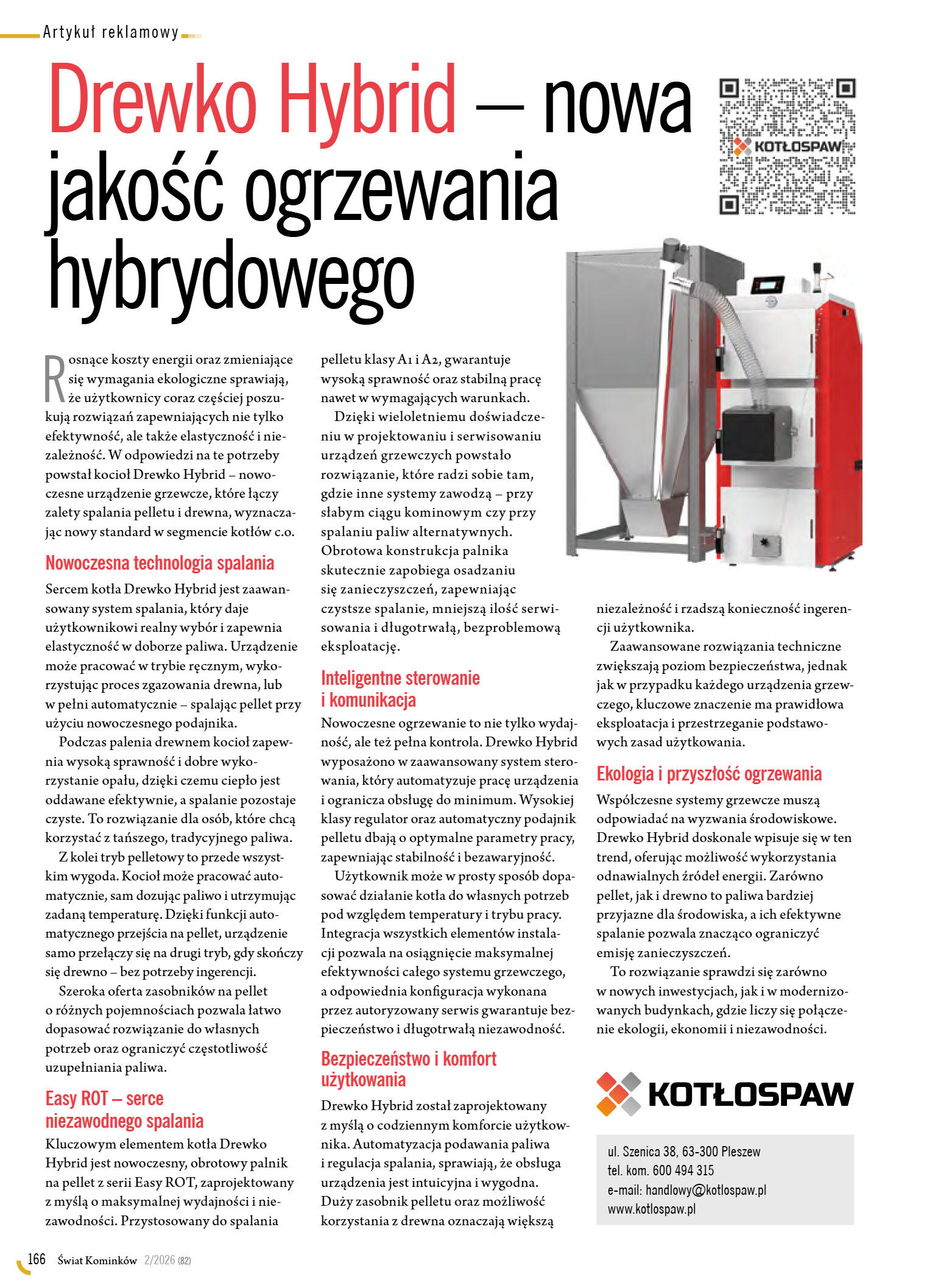 Świat Kominków 2/2026 (82) - przeglądaj bezpłatnie - strona 168